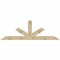 Ekena Millwork Saratoga Rough Sawn Timber Gable Bracket, Douglas Fir, 96"W x 32"H x 6"D x 6"F, 8/12 Pitch GBW096X32X0606SAR00RDF - alternate 1